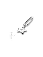 Collana Gemoro Donna in Oro bianco Diamante 0.01 Ct PB0847BIA - PB0847BIA